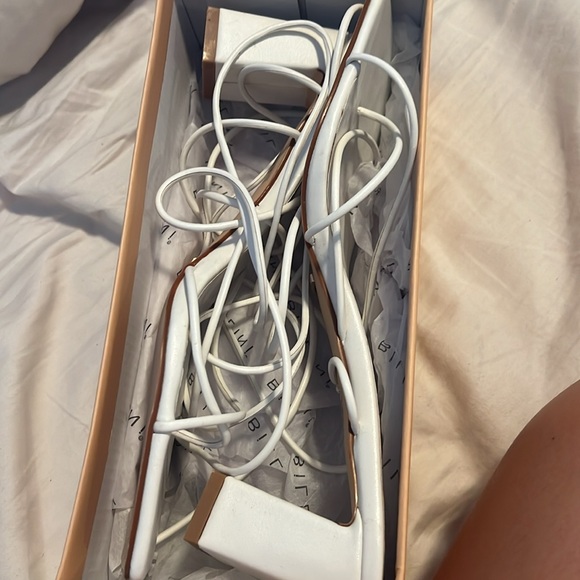 Billini Issa White Block Heel - Picture 4 of 4